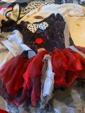Womens/Girls Horror costume clown costume. Excellant condition.